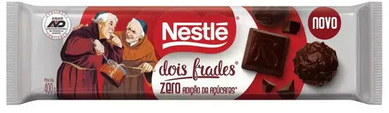 Chocolate Ao Leite Dois Frades Pacote 400g
