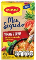 Tempero Granulado Tomate E Ervas Maggi Meu Segredo Caixa 49g 7 Unidades