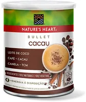 Mistura Para Bebida Com Café Em Pó Cacau Natures Heart Bullet Lata 150g
