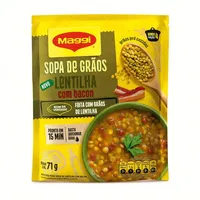 Sopa Grãos Lentilha Com Bacon Maggi Pacote 71g