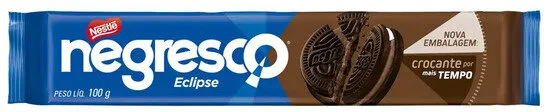 Biscoito Recheio Chocolate Negresco Eclipse Pacote 100g
