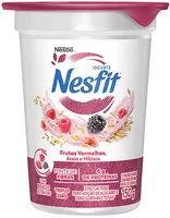 Iogurte Desnatado Frutas Vermelhas, Aveia E Hibisco Zero Lactose Nesfit Copo 150g