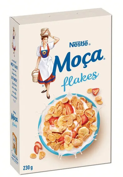 Cereal Matinal Leite Condensado Moça Flakes Caixa 230g