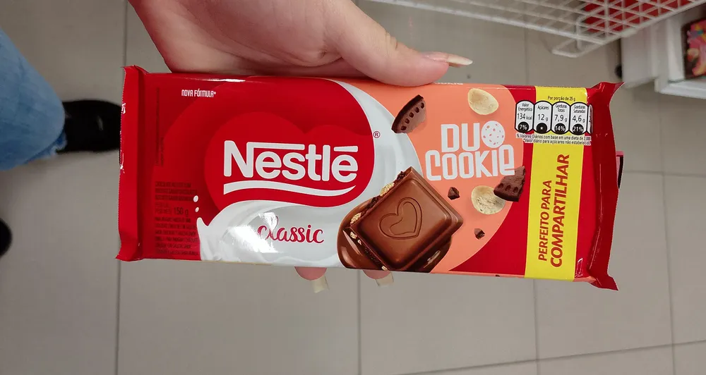 TABLETE CLASSIC DUO COOKIE 150G NESTLE