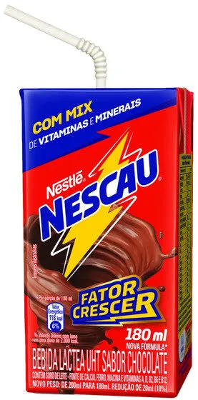 Bebida Láctea Uht Chocolate Nescau Caixa 180ml