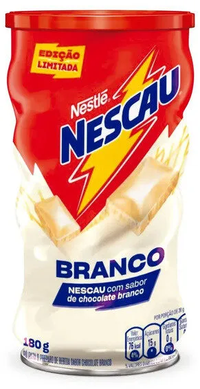 Achocolatado Pó Chocolate Branco Nescau Lata 180g