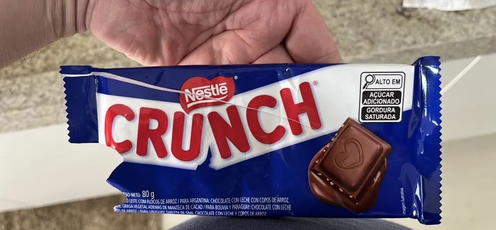 Chocolate Ao Leite Crunch Pacote 80g