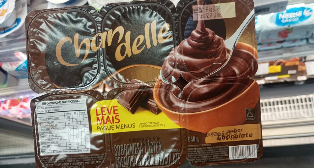 Sobremesa Láctea Cremosa Sabor Chocolate
