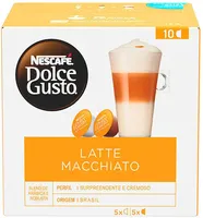 Café Com Leite Em Cápsula Latte Macchiato Nescafé Dolce Gusto Caixa 112,5g 10 Unidades