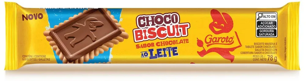 Choco Biscuit sabor Chocolate ao Leite