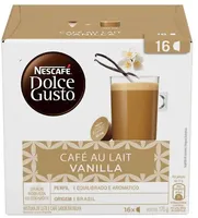 Café Au Lait Em Cápsula Baunilha Nescafé Dolce Gusto Caixa 176g 16 Unidades