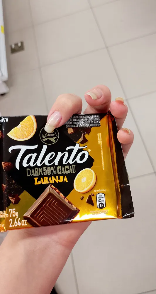 TAB TALENTO DARK LARANJA 75G GAROTO