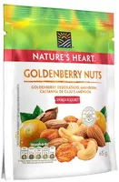Mix De Frutas E Sementes Goldenberry Nuts Natures Heart Pouch 65g