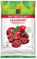 Cranberry Desidratada Natures Heart Pacote 25g