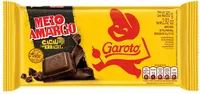 Chocolate Meio Amargo Garoto Pacote 80g