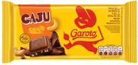 Chocolate Ao Leite Com Castanha De Caju Garoto Pacote 80g