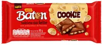 Chocolate Ao Leite Com Cookies Garoto Baton Pacote 80g