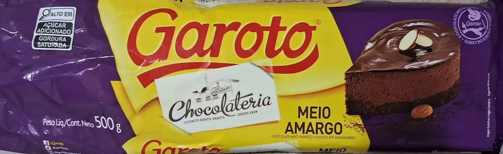 Chocolate meio amargo