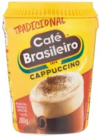 Cappuccino Solúvel Tradicional Café Brasileiro Pote 200g