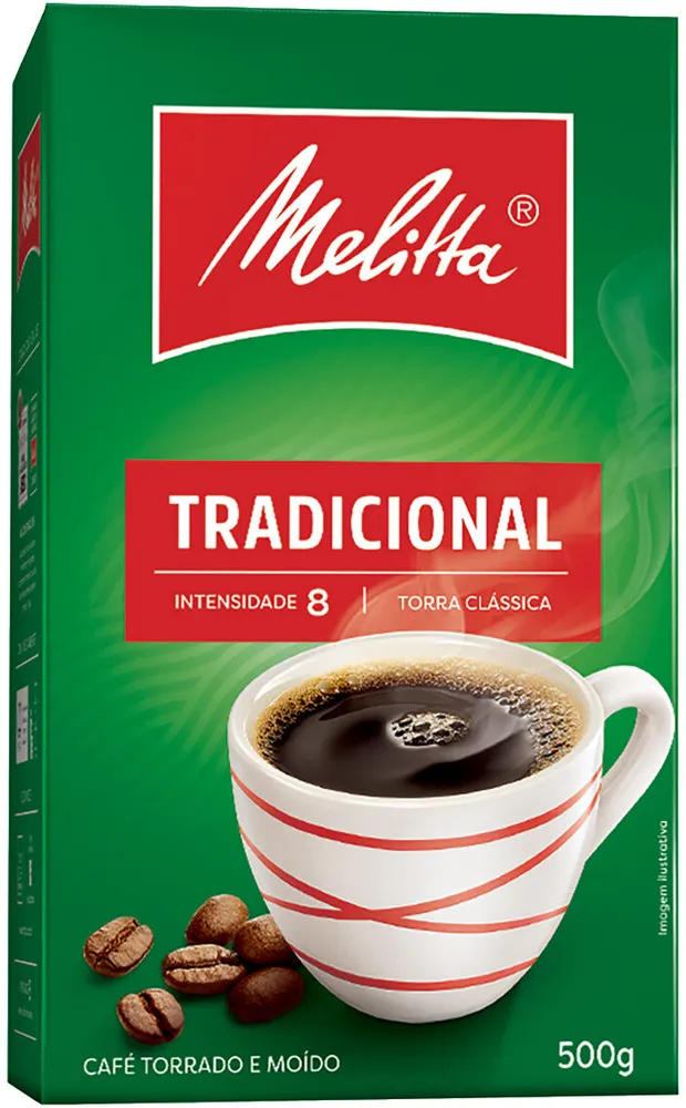 Café Torrado E Moído Tradicional Melitta Caixa 500g