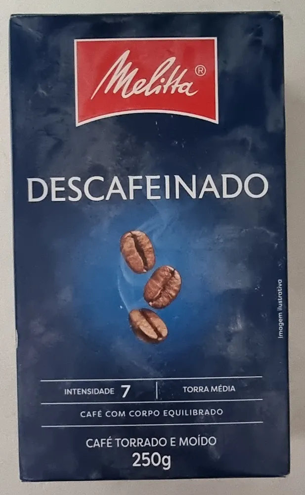 Descafeinado Café Torrado e Moído com corpo equilibrado