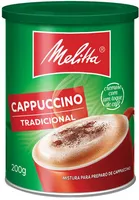 Cappuccino Solúvel Tradicional Melitta Lata 200g