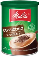 Cappuccino Solúvel Chocolate Melitta Lata 200g