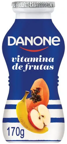 Iogurte Integral Vitamina De Frutas Danone Frasco 170g