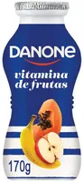 Iogurte Integral Vitamina De Frutas Danone Frasco 170g