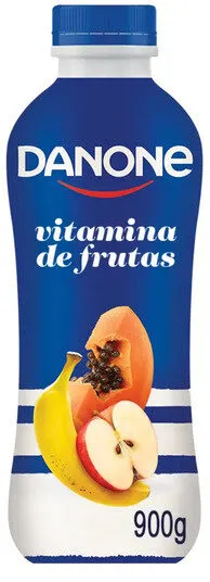 Iogurte Integral Vitamina De Frutas Danone Garrafa 900g
