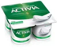 Leite Fermentado Integral Tradicional Activia Bandeja 400g 4 Unidades