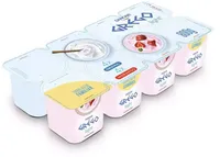 Iogurte Parcialmente Desnatado Grego Morango Leite Light Danone Bandeja 800g Leve 8 Pague 7 Unidades