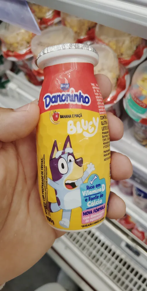 Iogurte Banana Maçã Disney Danoninho Frasco 100g