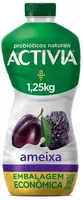 Leite Fermentado Parcialmente Desnatado Ameixa Activia Garrafa 1,25kg