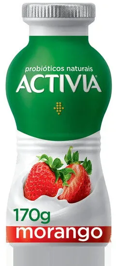 Leite Fermentado Parcialmente Desnatado Morango Activia Frasco 170g