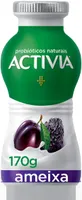 Leite Fermentado Parcialmente Desnatado Ameixa Activia Frasco 170g