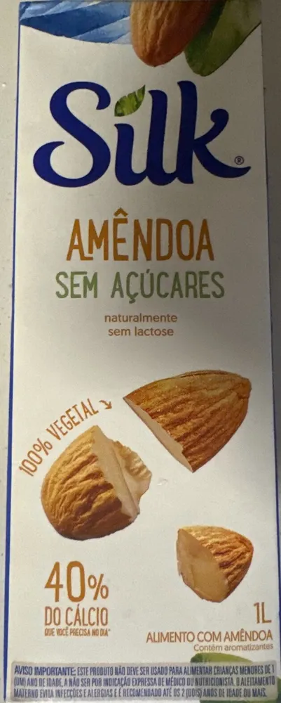 amêndoa sem açúcares