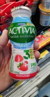 Leite Fermentado Parcialmente Desnatado Vitamina de Frutas Activia Garrafa 800g