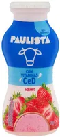 Iogurte Parcialmente Desnatado Morango Paulista Frasco 170g