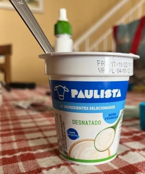 Iogurte Desnatado Zero Lactose Paulista Copo 150g
