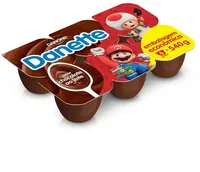 Sobremesa Láctea Chocolate Ao Leite Danette Bandeja 540g 6 Unidades Embalagem Econômica