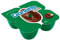 Sobremesa Láctea Creme De Avelã Danette Bandeja 360g 4 Unidades