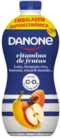 Iogurte Parcialmente Desnatado Vitamina De Frutas Danone Garrafa 1,25kg Embalagem Supereconômica