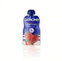 Iogurte Integral Morango Danone Squeeze 90g