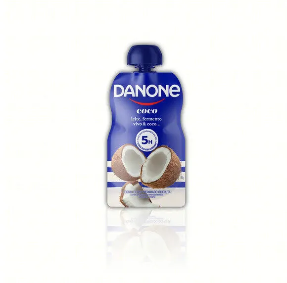 Iogurte Integral Coco Danone Squeeze 90g