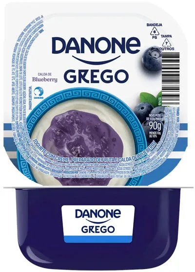 Iogurte Grego Calda Blueberry Danone Pote 90g