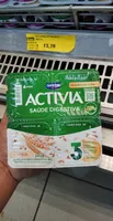 Leite Fermentado Integral Aveia Activia Bandeja 340g 4 Unidades