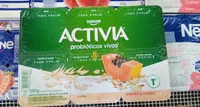 Leite Fermentado Integral Aveia Mamão E Cereais Activia Bandeja 510g 6 Unidades