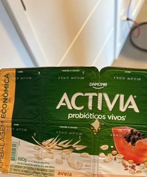 Activia BJ Mamão e Cereiais