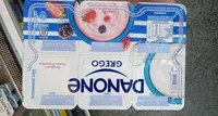 Iogurte Integral Grego Original Frutas Vermelhas Danone Bandeja 510g 6 Unidades